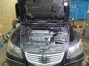 Диагностика Acura RL: фото работ автосервиса Джапан-Кар в Санкт-Петербурге №1