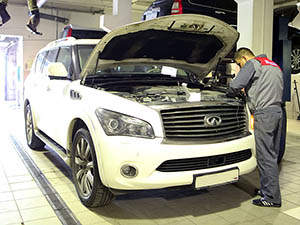 Ремонт топливной системы Infiniti QX50: фото работ автосервиса Джапан-Кар в Санкт-Петербурге №1