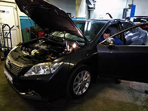 Техническое обслуживание Toyota Camry: фото работ автосервиса Джапан-Кар в Санкт-Петербурге №2